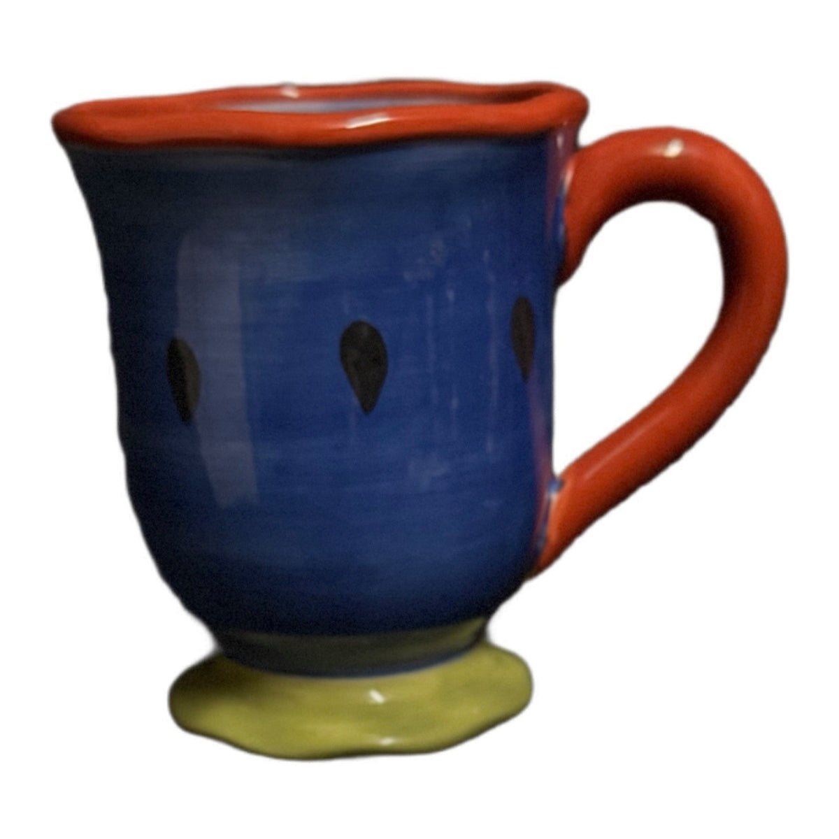 Certified Intl Susan Winget Watermelon Mug Hand Painted Ceramic Summer Cup