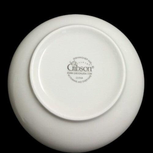 Gibson Designs HEAVENLY ROSE 4-Cereal Bowls 5 7/8” D Pink Rose & Flowers Coupe