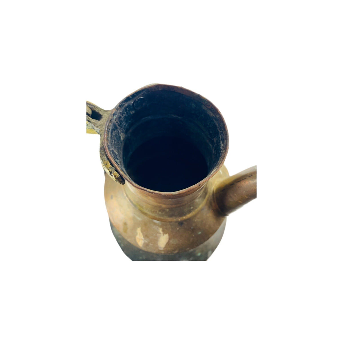 Vintage Copper Turkish Kettle Middle Eastern Arabic Dallah Hammered Coffee Pot