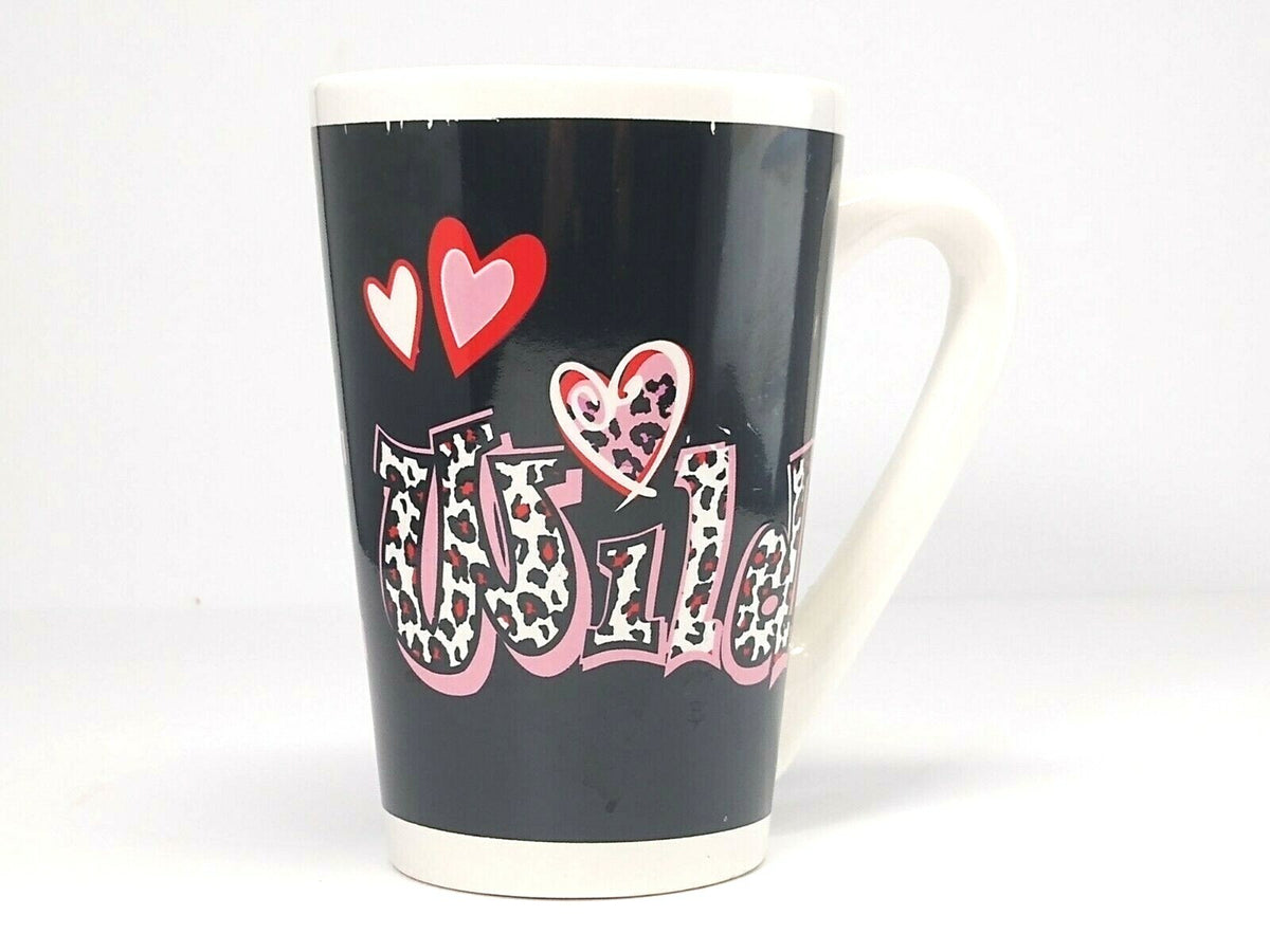 MTY INTERNATIONAL Ceramic Coffee Mug Collection  ( Love, Hearts) Valentine's Cup