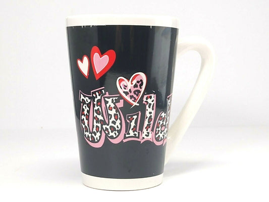 MTY INTERNATIONAL Ceramic Coffee Mug Collection  ( Love, Hearts) Valentine's Cup