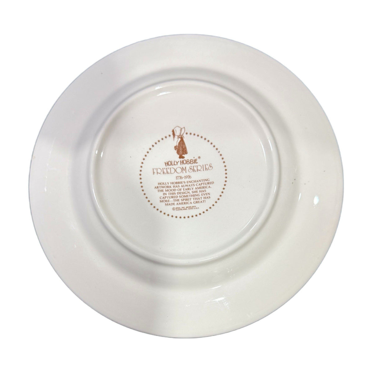 Vintage Holly Hobbie Collector Plate Freedom Series 1776-1976 10.25”D