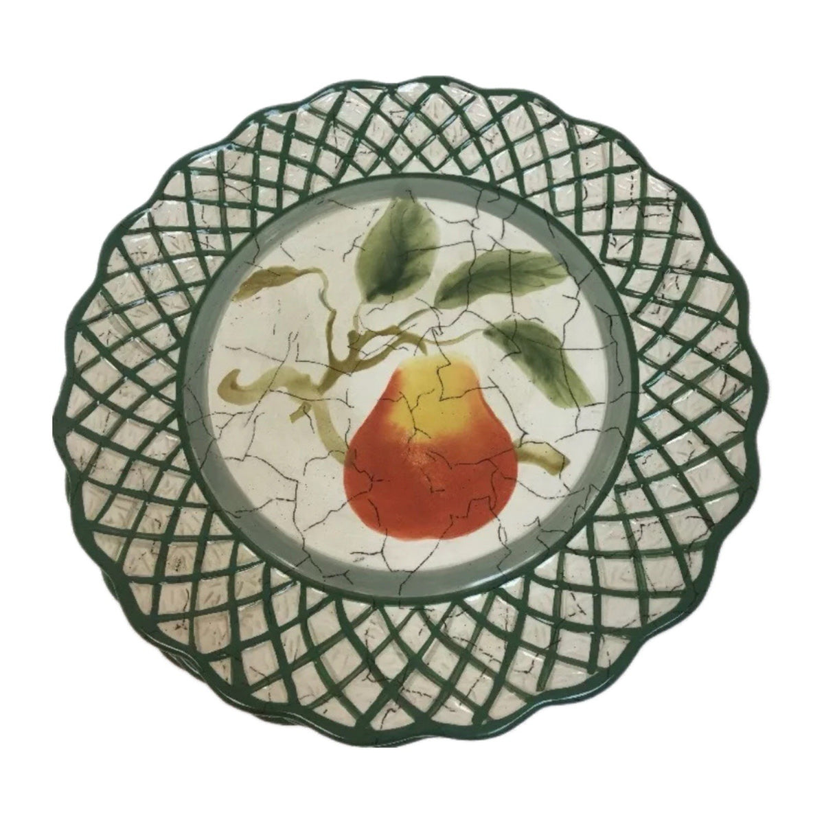 Certified Intl Raymond Waites Cornucopia Fruit Plates Set of 3, 8 3/8”