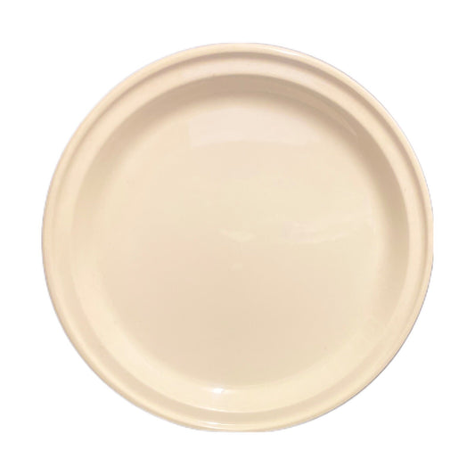 3-Dinner Plates Cream Unbranded Similar To LAUFFER Brand Dinnerware
