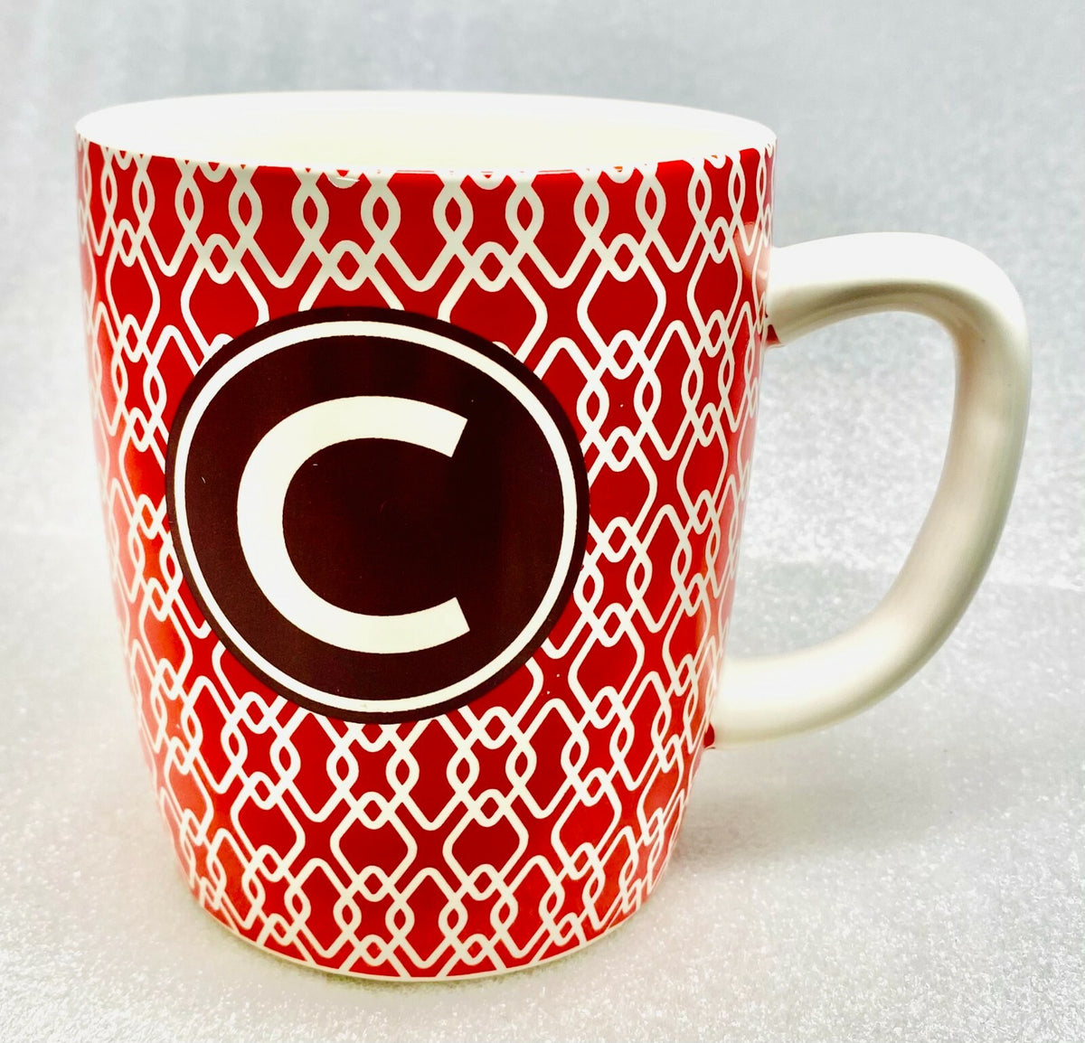 Target Stoneware Monogram Ceramic Coffee Cup Mug Personalized Letter Initial