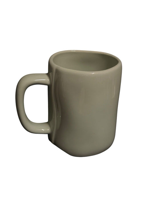 Rae Dunn MERMAID AT HEART Ceramic Coffee Mug White Farmhouse 16 oz
