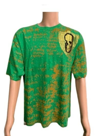 Mecca T-Shirt True Master Men Athletic Green Crew Neck L