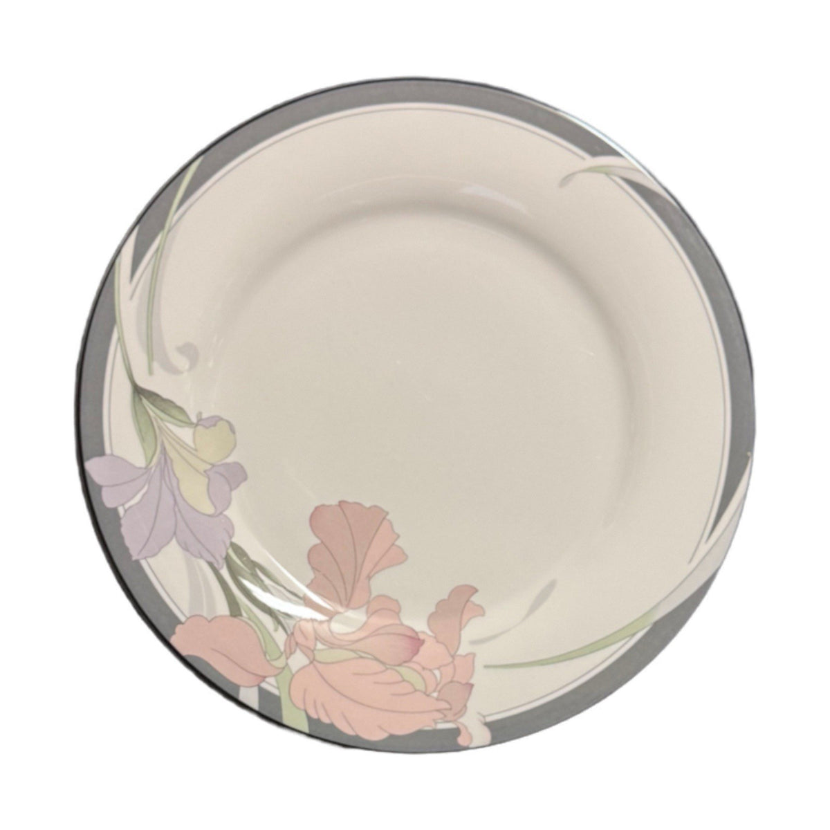 Noritake Café du Soir New Decade Dinner Plates Set of 6 Floral Japan 10.5”D