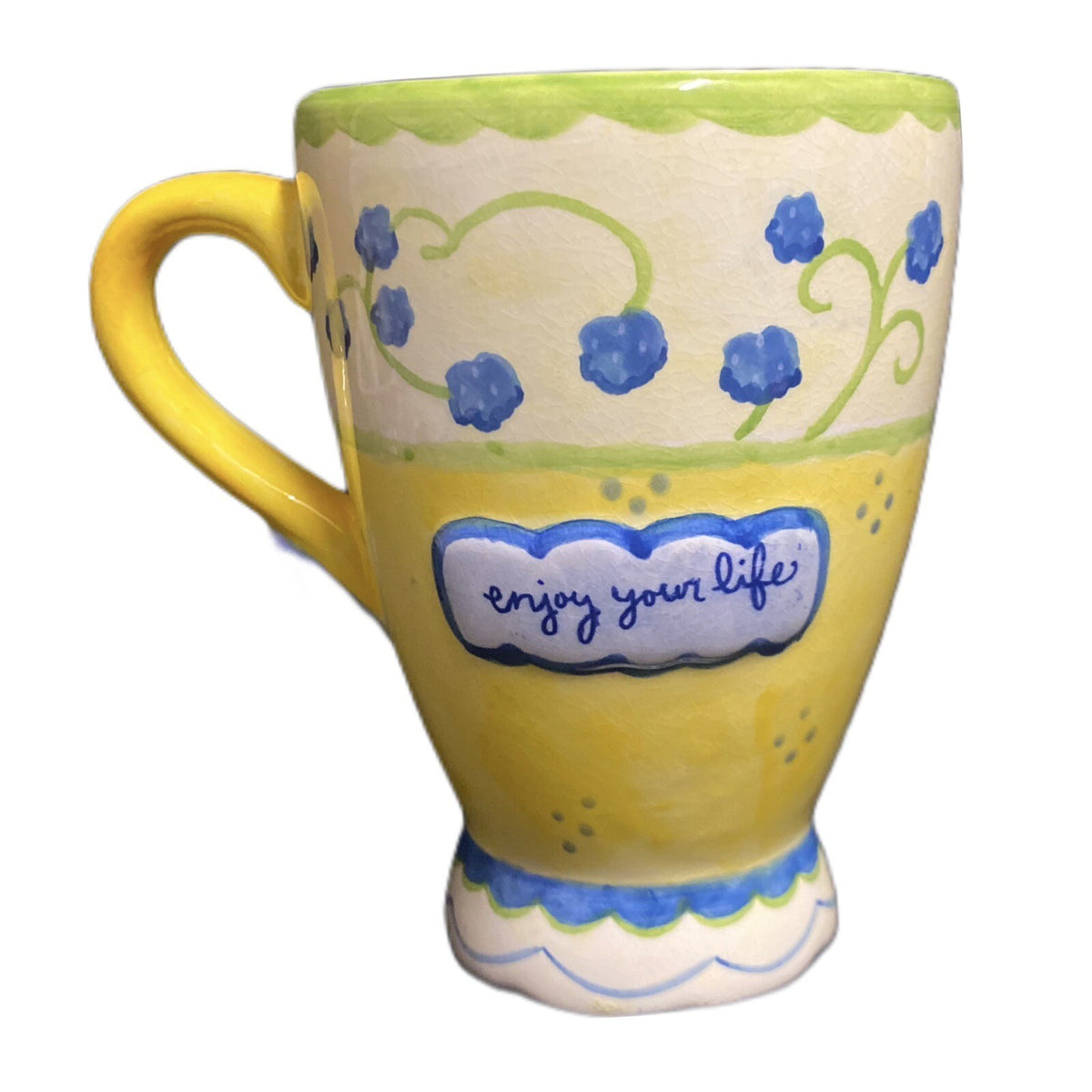 Kimberly Hodges Inspiration Mug ENJOY YOUR LIFE Coffee Tea Cup