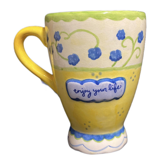 Kimberly Hodges Inspiration Mug ENJOY YOUR LIFE Coffee Tea Cup