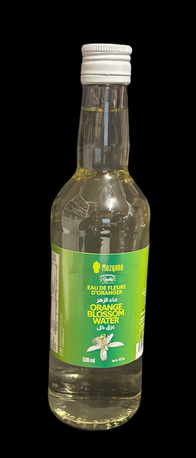 4-Premium Orange Blossom Water MAZYANA - 500ml | All-Natural Aromatic Essence