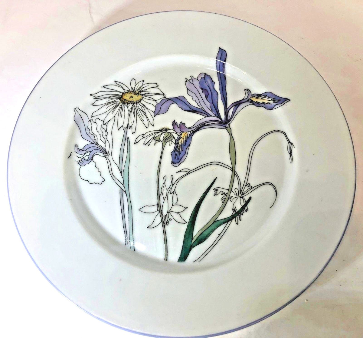 Block Spal Watercolors HILLSIDE" Goertzen Dinnerware Collection Portugal 1981