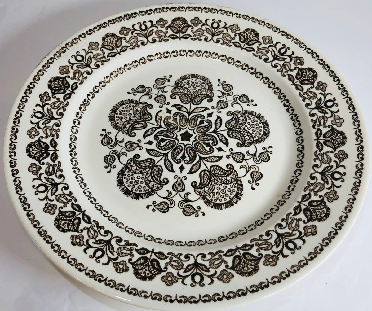 Royal China "Wellesley" Brown Dinnerware Collection USA Oven Proof