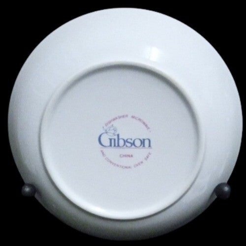 Gibson Designs ROMANCE 3-Coupe Soup Bowls 7 ½”D Ceramic Floral Dinnerware Dish