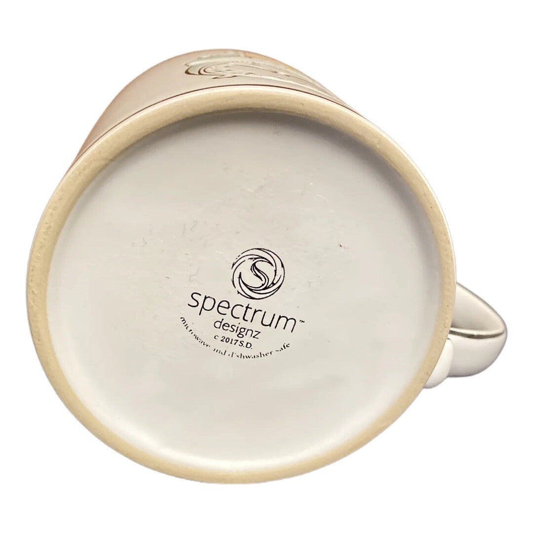 Spectrum Designz 2017 COFFEE TIME Alarm Clock Large Coffee Aqua Cup Mug  21 oz.