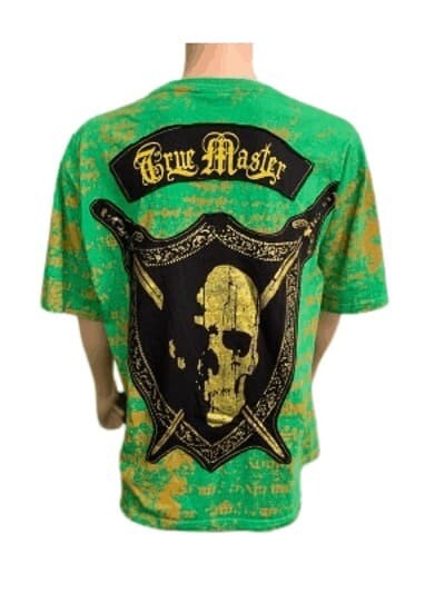 Mecca T-Shirt True Master Men Athletic Green Crew Neck L