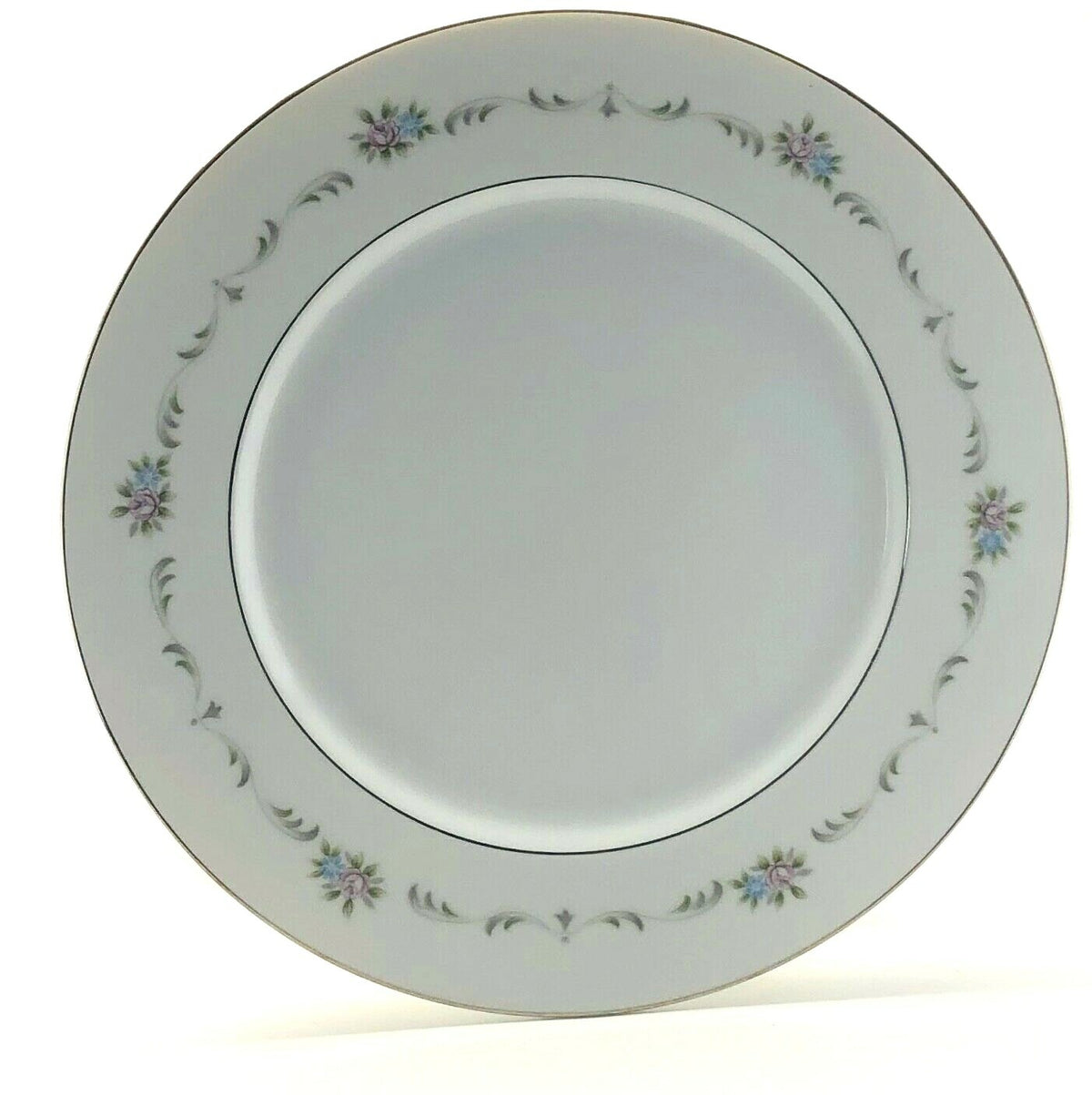 Wyndham VALENCIA Fine China Japan 364 Floral Silver Trim Dinnerware Collection
