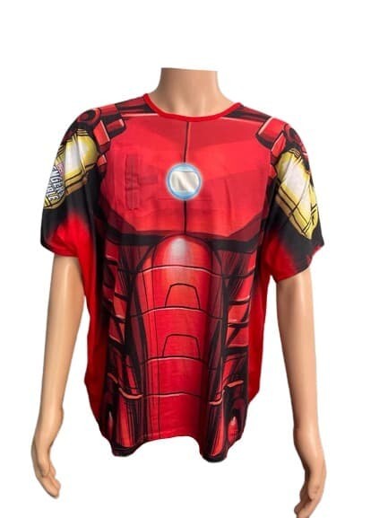 T-Shirt Iron Man Avenger Marvel Studios XL Man Red Boys Top