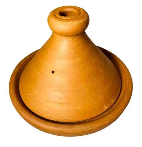 Handmade Moroccan Tagine Pot 8.5/8” – Unglazed Red Clay Terracotta Cookware