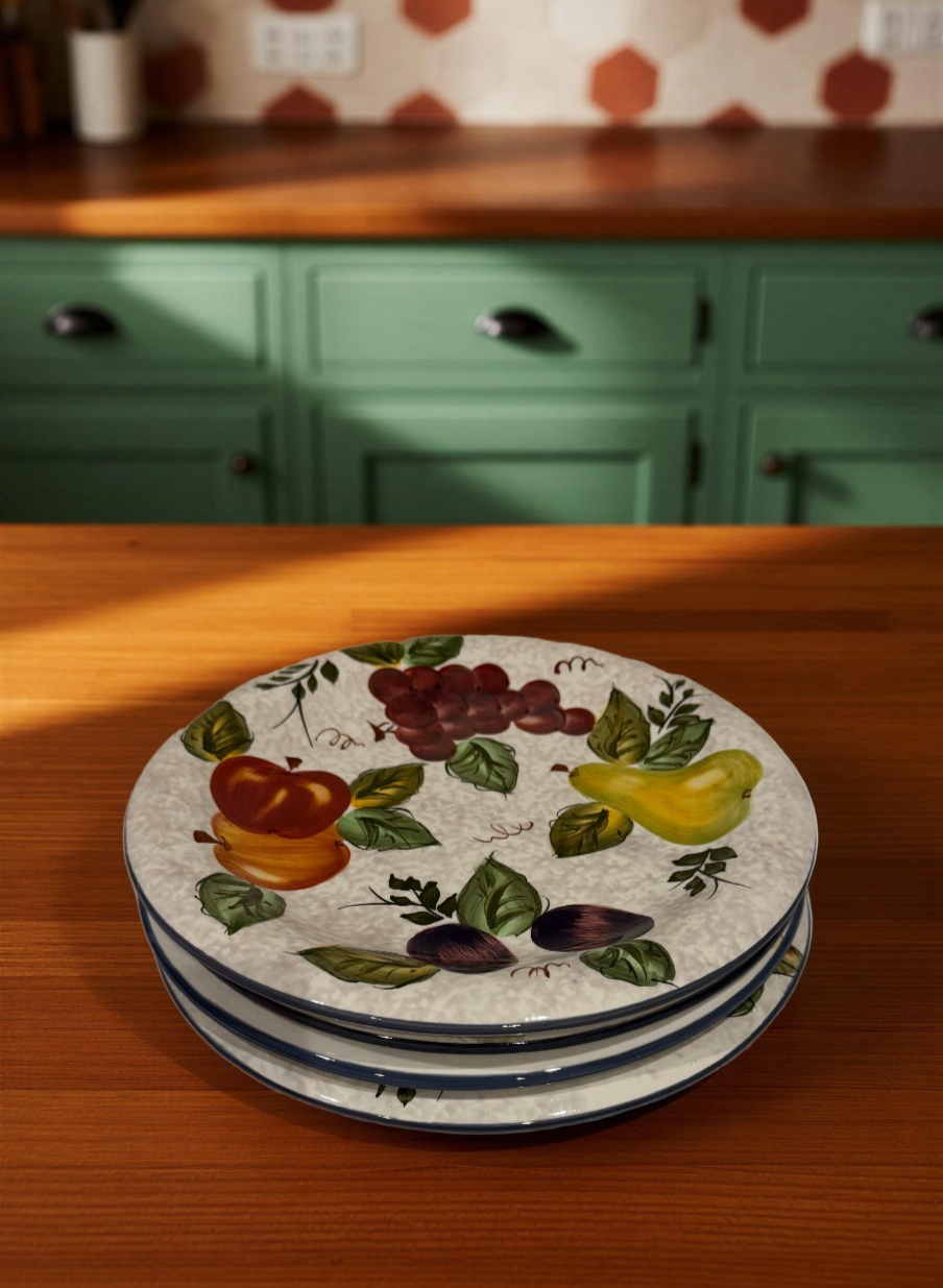 Oneida "VINTAGE FRUIT" Hand Painted Dinnerware Collection