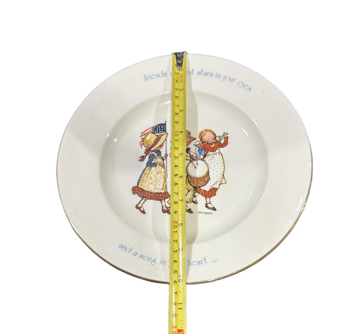 Vintage Holly Hobbie Collector Plate Freedom Series 1776-1976 10.25”D