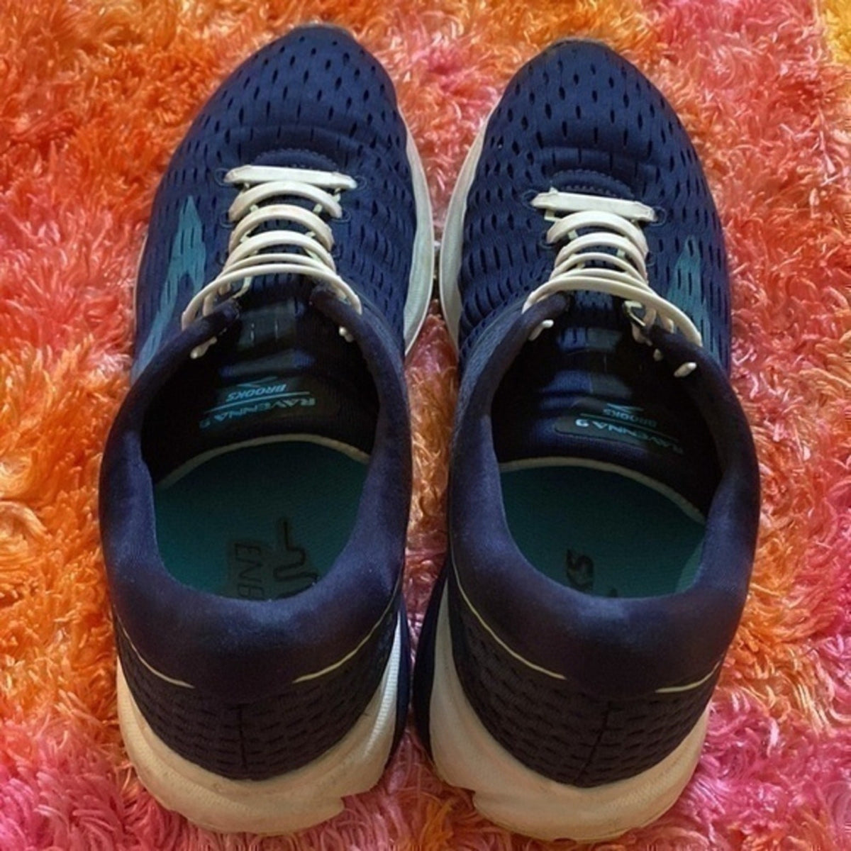 Ravenna Brooks Women Blue Sz. 11 Running Athletic Sneakers Classic 1202691D452