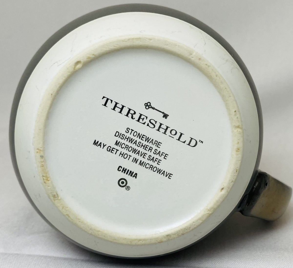 Threshold HOLIDAY CHEER Mug Winter Christmas Stoneware Coffee Gray Cup 16 oz
