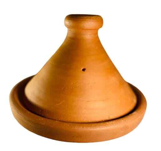 Handmade Moroccan Tagine Pot 8.5/8” – Unglazed Red Clay Terracotta Cookware