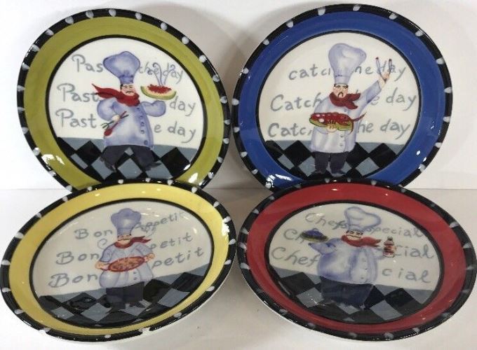 Mini Plates Coasters Home Accent Collectors Collection Decorative Dish 