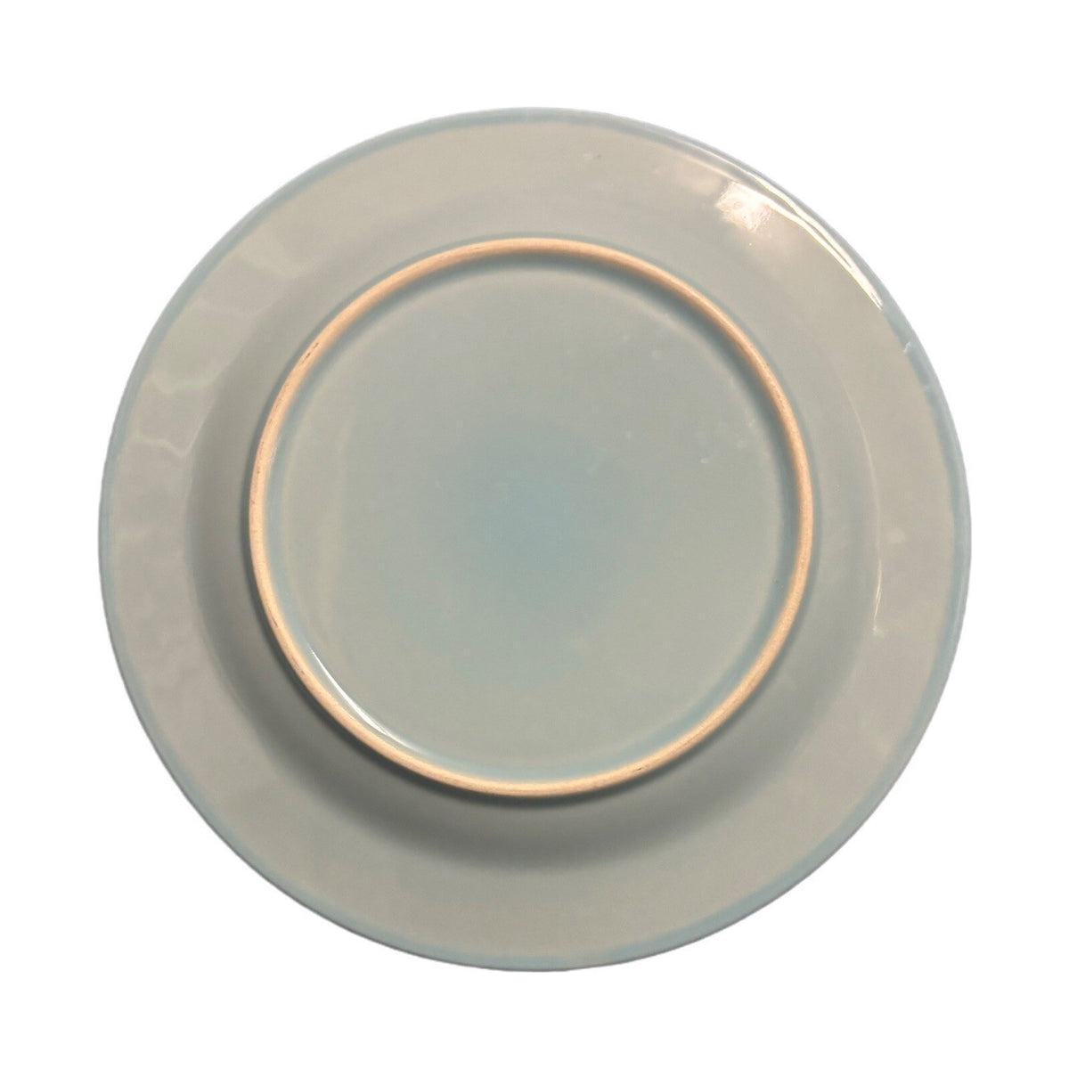 Thomson Pottery 4-Dinner Plates Cape Code Blue Sea Shells Nautical 10 7/8”D