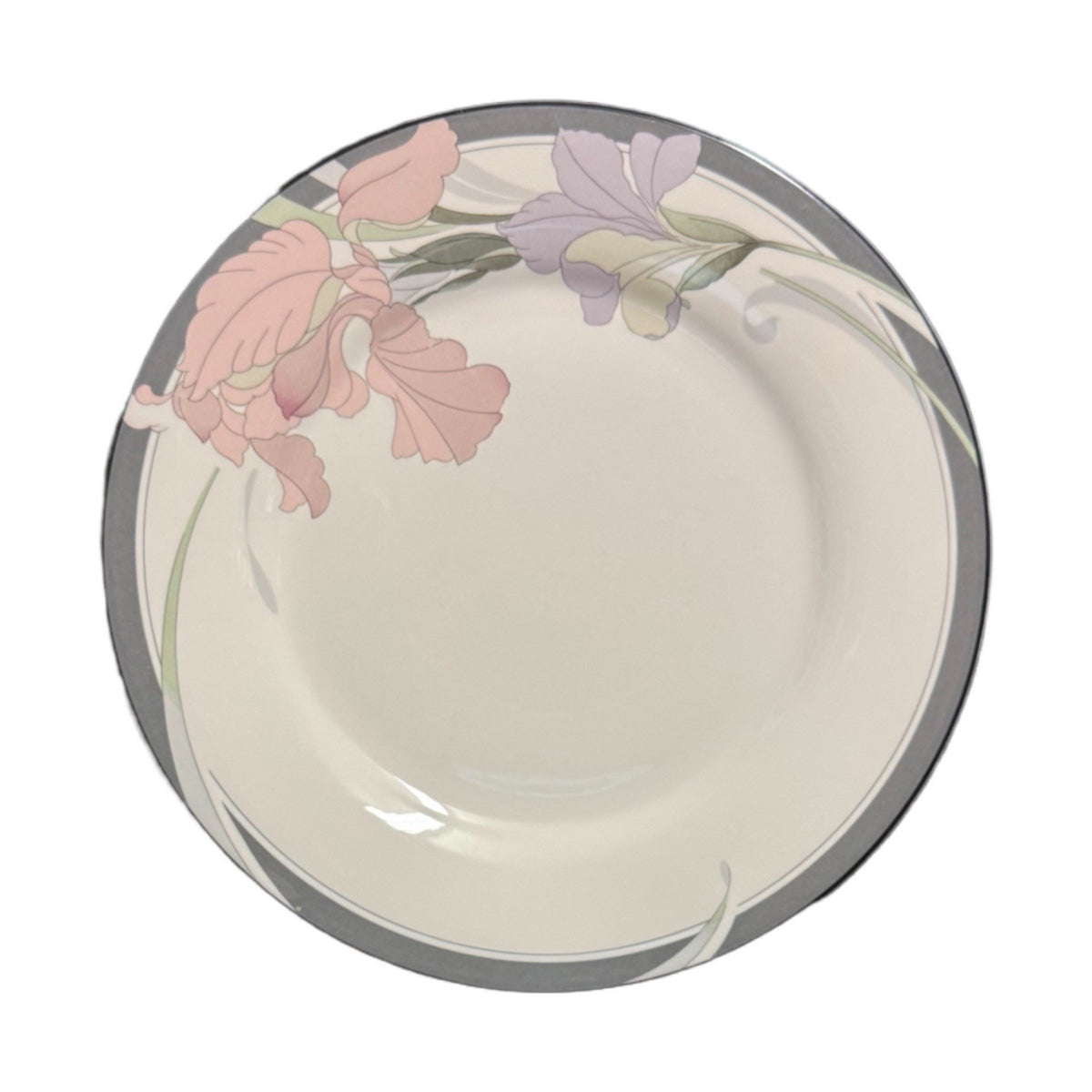 Noritake Café du Soir New Decade Dinner Plates Set of 6 Floral Japan 10.5”D