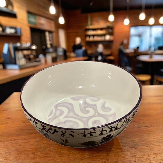 Rare Tracy Porter Serving Bowl SAGE TEA Hand Painted Ceramic Salad Pasta Diah
