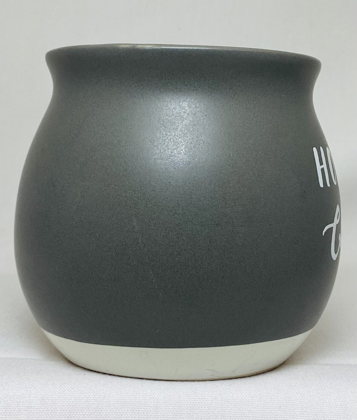 Threshold HOLIDAY CHEER Mug Winter Christmas Stoneware Coffee Gray Cup 16 oz