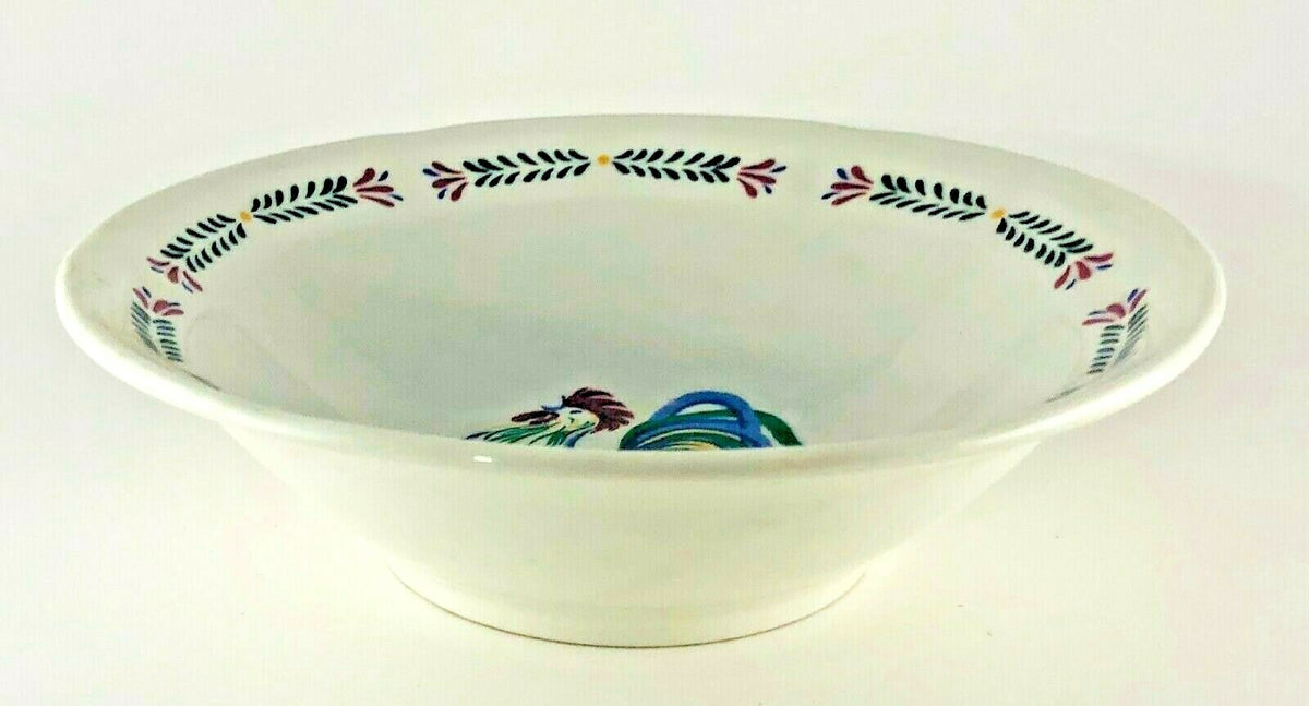 Vintage SUNRISE ROOSTER by Century Stoneware Oven Freezer Safe Laurel Trim