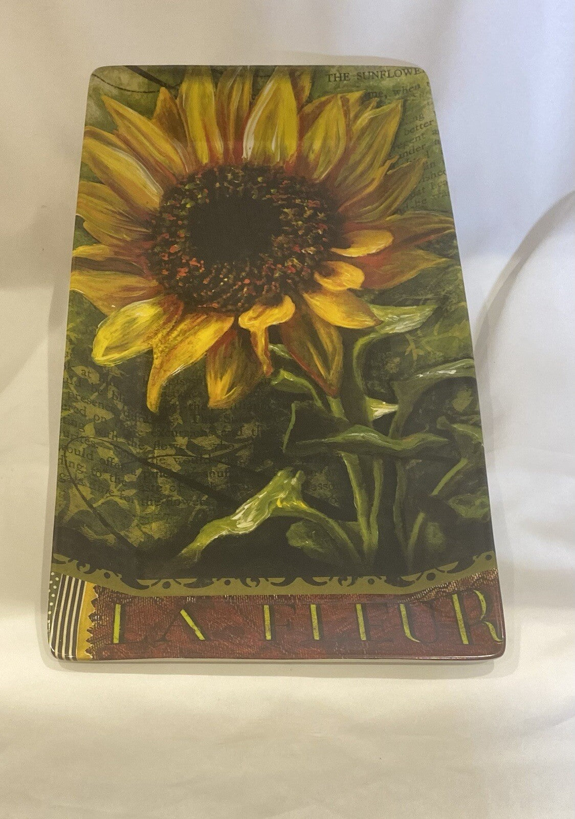 Certified Intl. LORI SIEBERT Vintage Sunflower La Fleur Dinnerware Collection