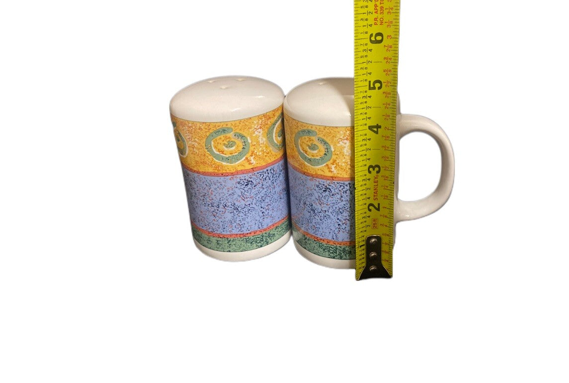 Sakura MALAGA Stove Top Salt & Pepper Stoneware Shakers