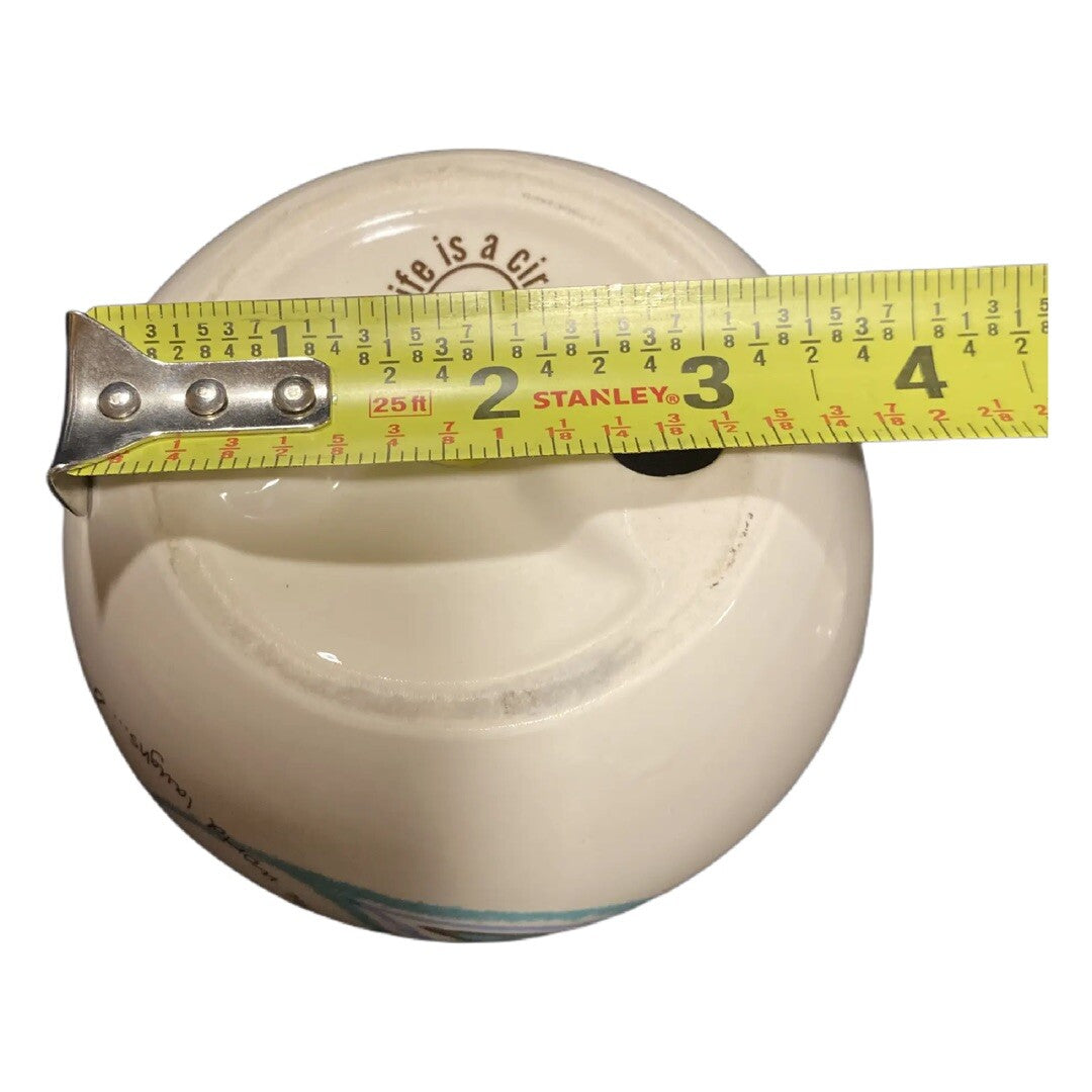 LIFE IS A CIRCLE CARSON Round Tealight Candle Holder & Lid  LIVE LAUGH LOVE-