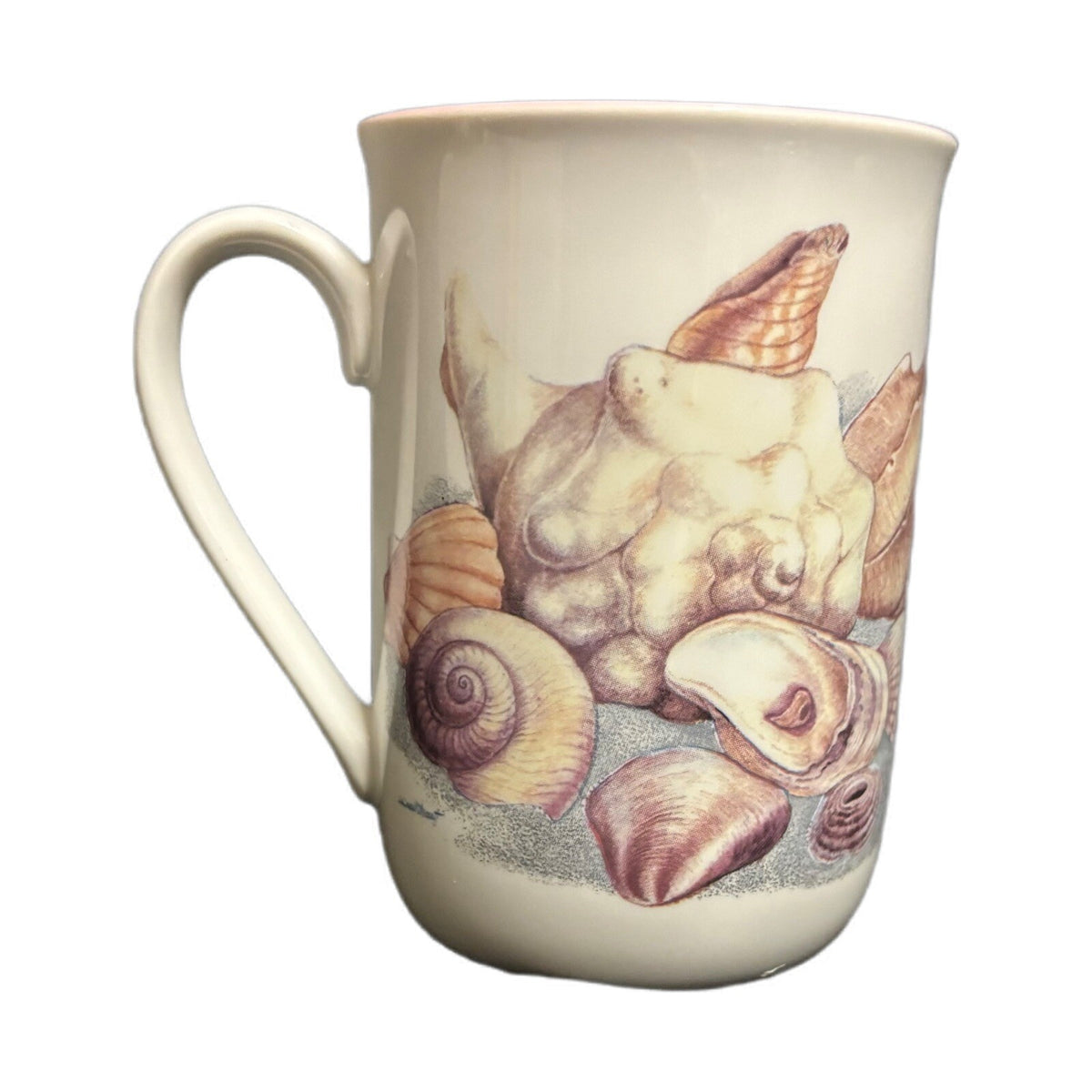 Potpourri Press SEASHELLS Mug Coastal Ocean Ceramic Coffee Tea Cup 1992