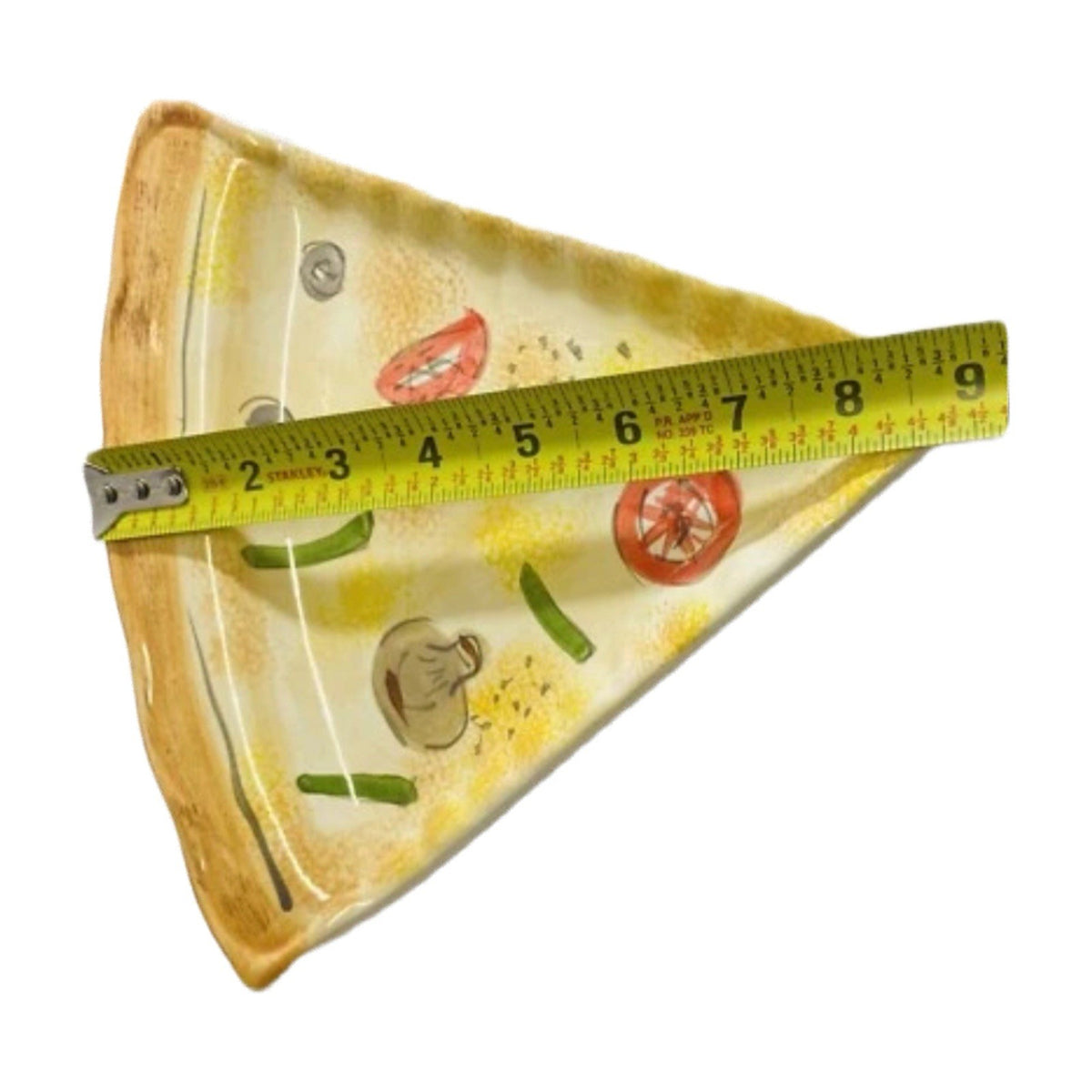 Tabletops Unlimited Pizza Slice Plates Set of 2 Kitchen Prep 201 Ceramic 9” L
