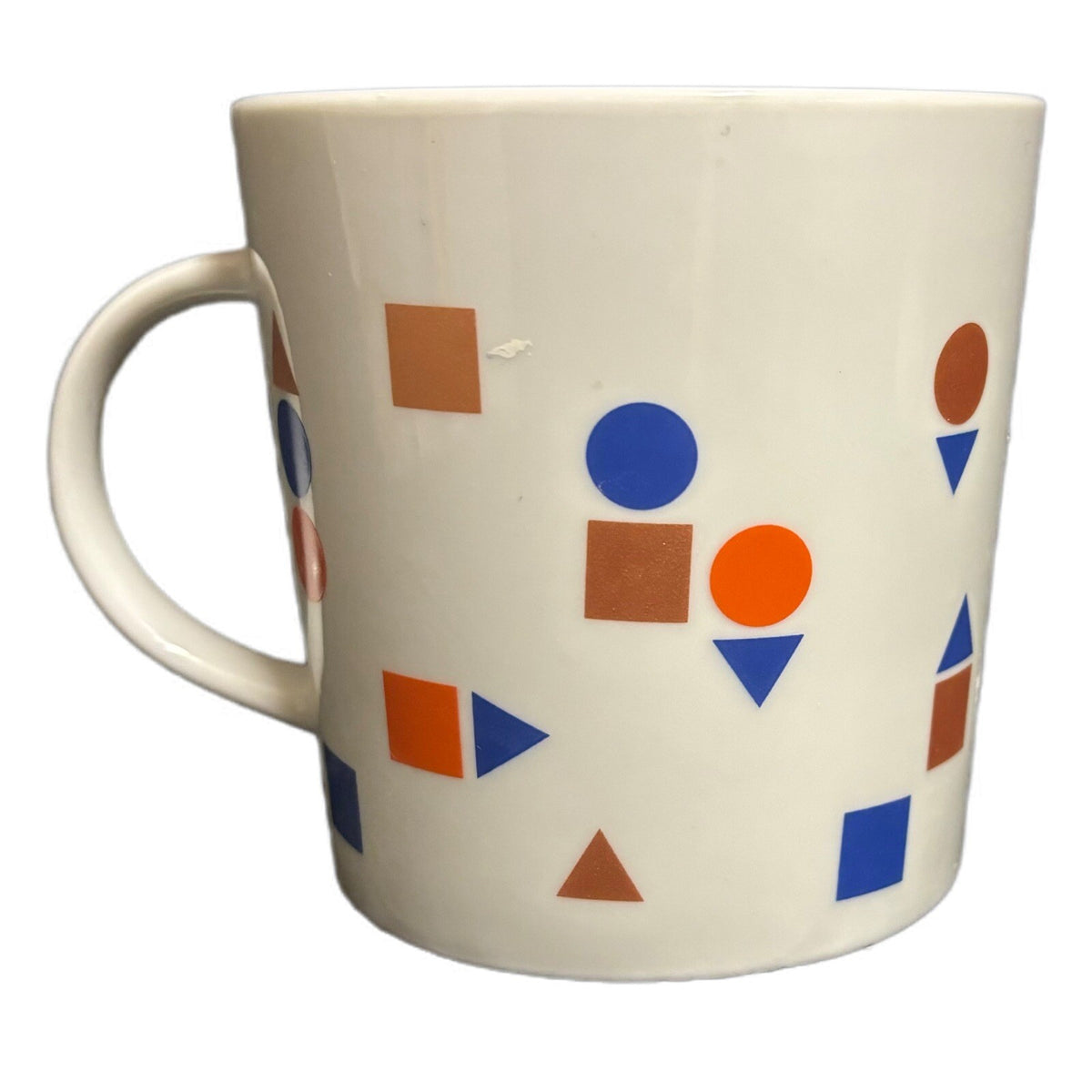Xenia Taler MEMPHIS Mug White Porcelain Geometric Design Coffee Tea Cup