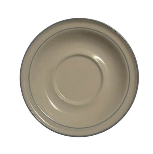 Set of 9 Hearthside Chantilly Fleur de Lune 6 1/2”D Saucers Blue Rim Japan