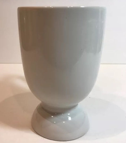 HAUSENWARE Pedestal Mug Initial B Ceramic Tea Coffee Cup Off White Monogram