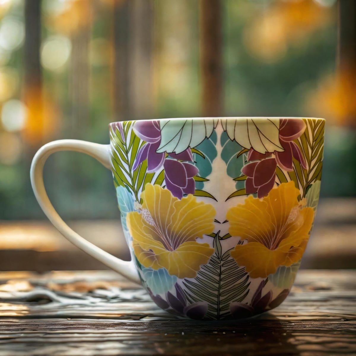 PIMPERNEL Mug KALEIDOSCOPE JUNGLE Coffee Tea Cup Portmeirion Group Porcelain