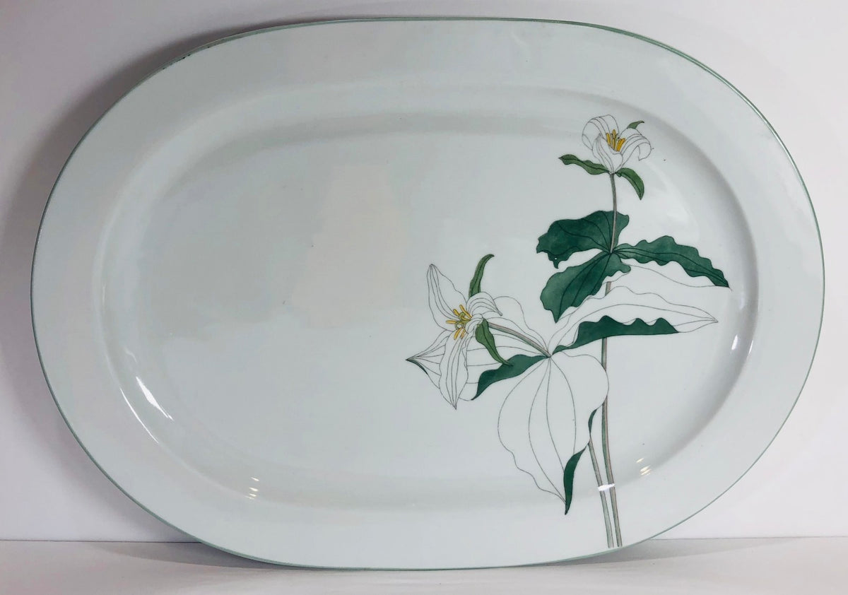 Block Spal "TRILLIUM" Watercolors, Goertzen, Flowers Dinnerware Collection 