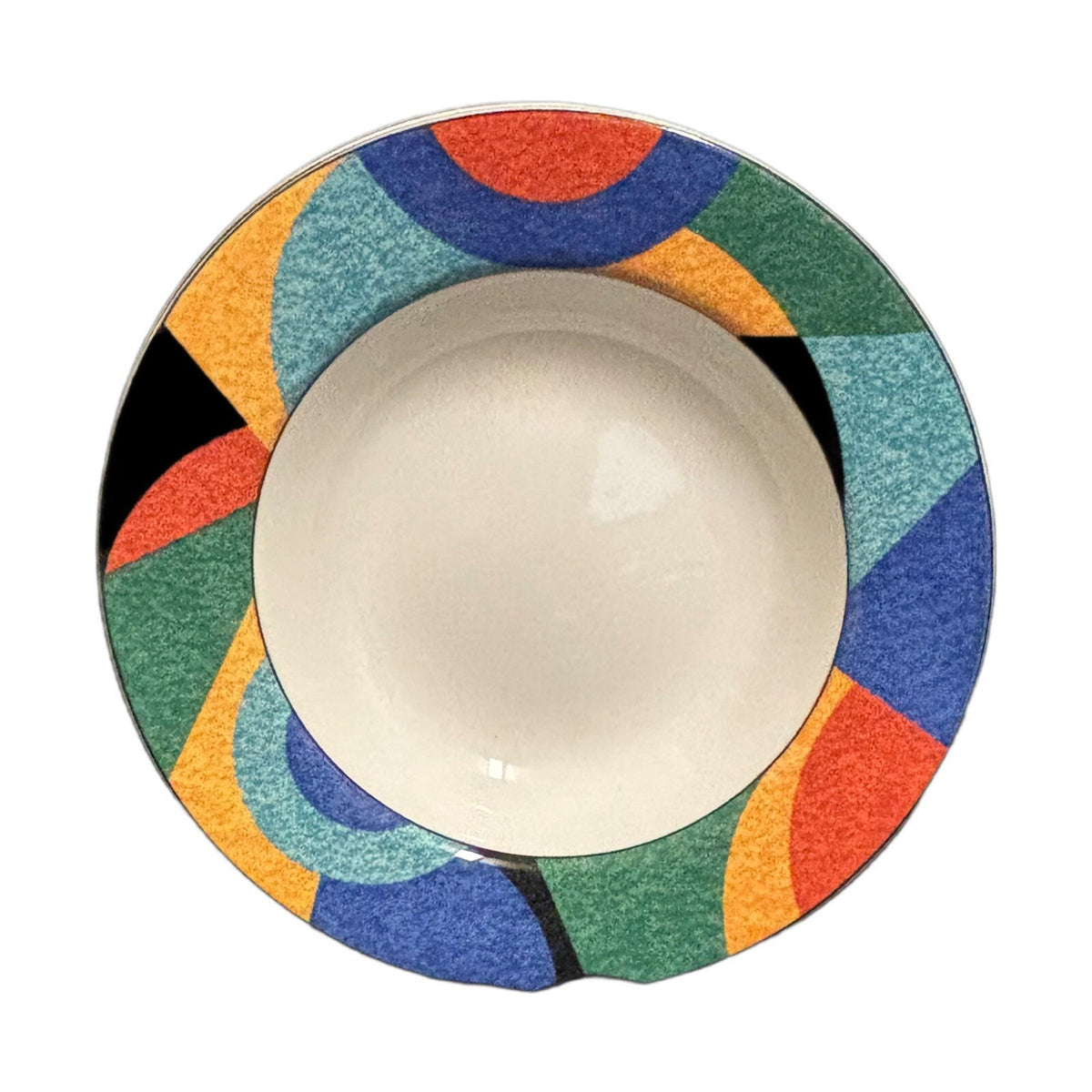 Victoria & Beale 4-Rim Soup Bowls Casual ACCENTS 9019 Porcelain Pasta Dish
