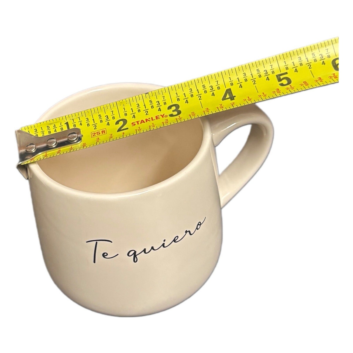 Threshold Te Quiero Mug 13 oz Light Pink Gold Stoneware Coffee Tea Cup Target