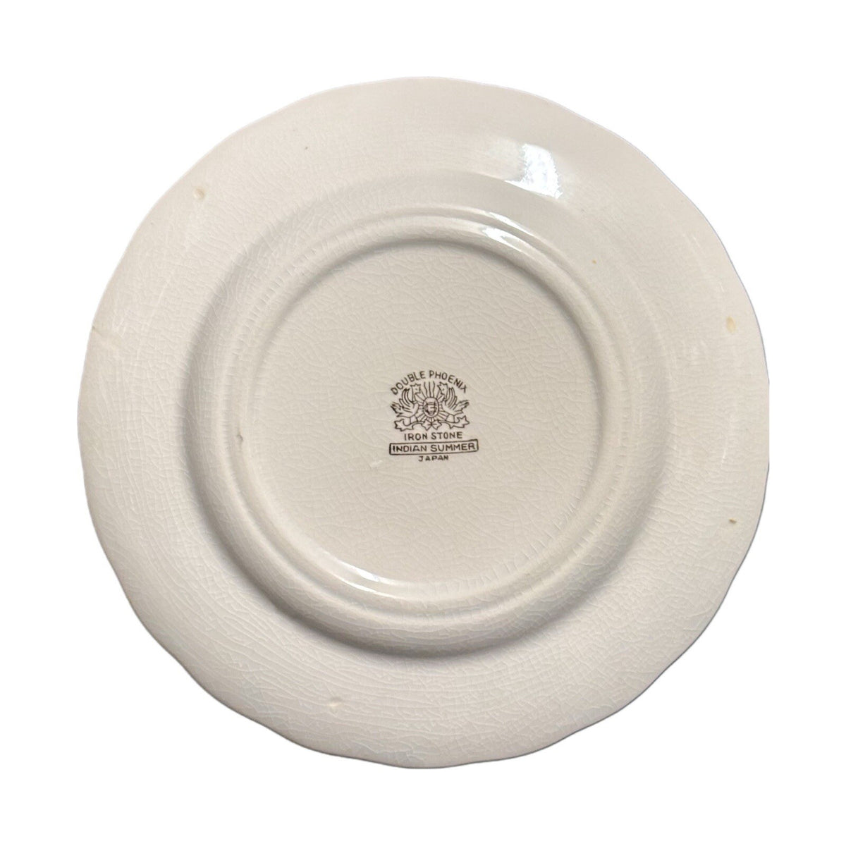 Double Phoenix INDIAN SUMMER 5-Bread And Butter Plates Iron Stone Dessert Dish
