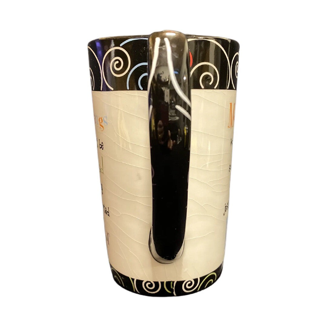 GANZ Ceramic Coffee Mug MORNINGS WOULDN'T BE BAD IF THEY START LATER TALL CUP