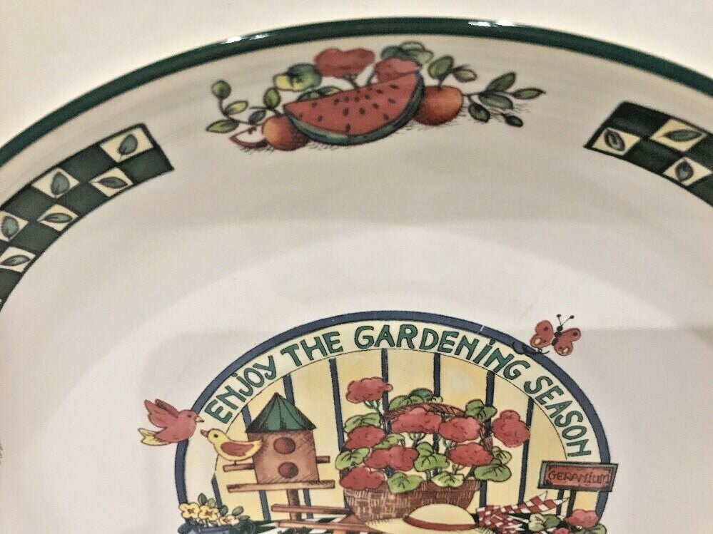 International Tableworks GARDENING SEASON Stoneware Dinnerware Collection