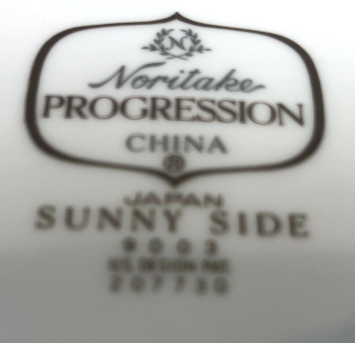 Noritake "SUNNY SIDE" China Dinnerware Collection Japan 9003